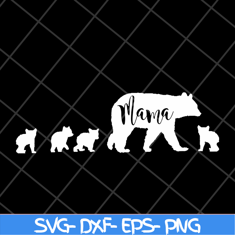 MTD03042127-Mama bears svg, Mother's day svg, eps, png, dxf digital file MTD03042127.jpg