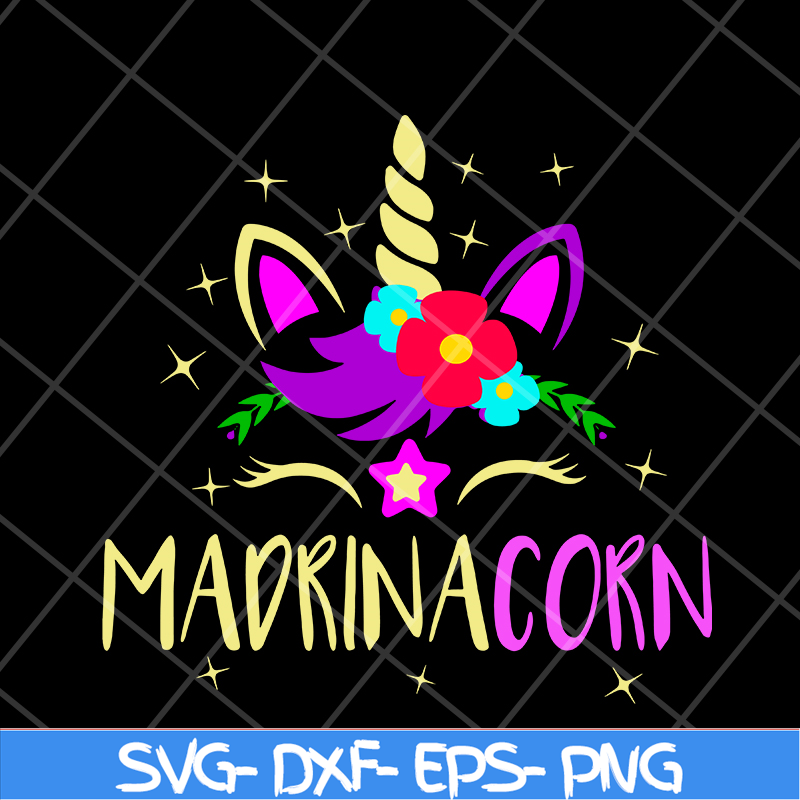 MTD03042128-Madrinacorn svg, Mother's day svg, eps, png, dxf digital file MTD03042128.jpg