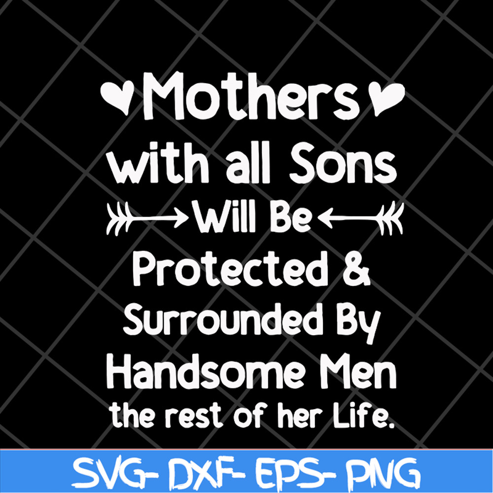 MTD20042109-Mother's with all sons svg, Mother's day svg, eps, png, dxf digital file MTD20042109.jpg