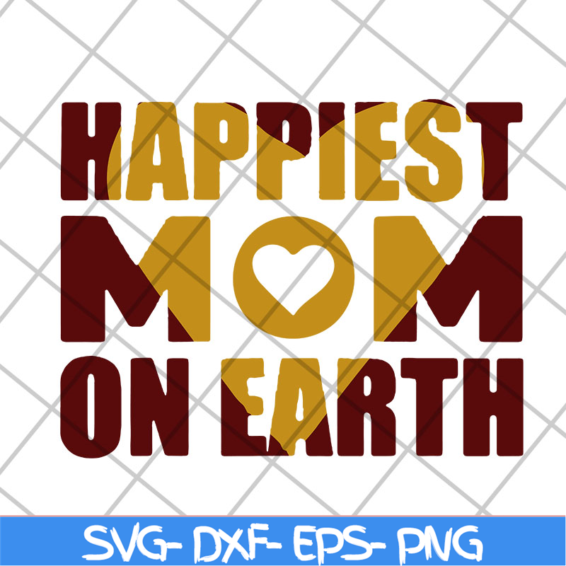 MTD23042138-Happiest mom on earth svg, Mother's day svg, eps, png, dxf digital file MTD23042138.jpg