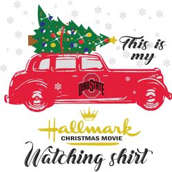 this is my hallmark ohio state buckeyes svg, sport svg, christmas svg, ohio state buckeyes, ohio state logo, ncaa svg, o