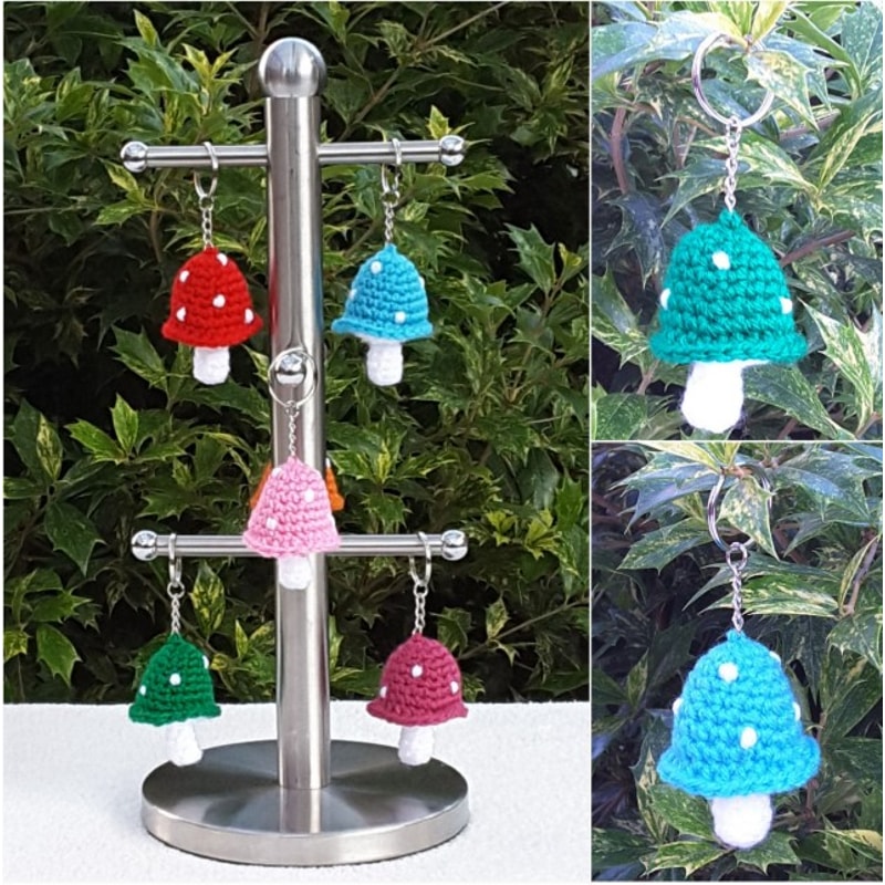 Toadstool Keychain Amigurumi Crochet Patterns, Crochet Pattern.jpg