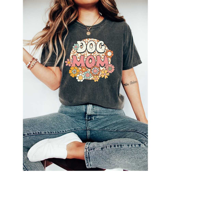 Comfort Colors Tee, Dog Mom Shirt, New Dog Mom Shirt, Proud Puppy Mama, Mothers Day Gift, Golden Retriever Mom, Fur Mama.jpg