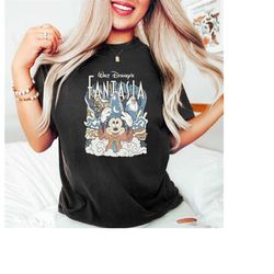 disney fantasia tee, fantasia sorcerer shirt, mickey stay magical shirt, disney hollywood studios, disneyland trip shirt