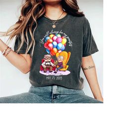disney pixar up chairs shirt, her carl his ellie shirt, pixar up chairs, disney up carl and ellie shirt, adventure is ou