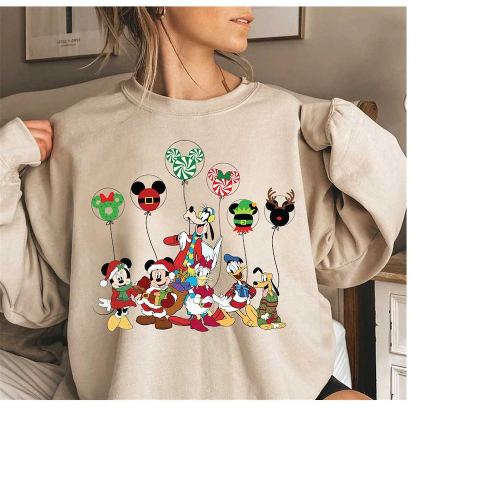 Disney Sweatshirt, Mickey Mouse And Friends Sweatshirt, Disneyland Christmas Sweatshirt, Christmas Family Shirt, Christm.jpg