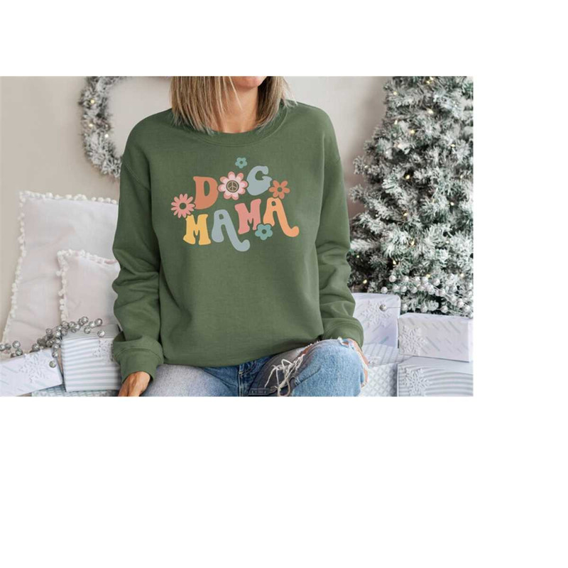 Dog Mama Sweater, Dog Mom Sweatshirt, New Dog Mom, Proud Puppy Mama, Mothers Day Gift, Golden Retriever Mom, Anti Social.jpg