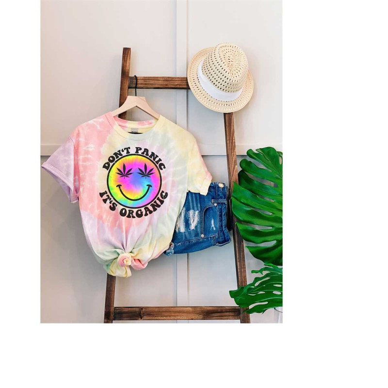 Don't Panic It's Organic, Happy 420 Day Shirt, Organic, Marijuana Accessories, 420 Gifts, Funny 420 Weed Marijuana Tee,.jpg
