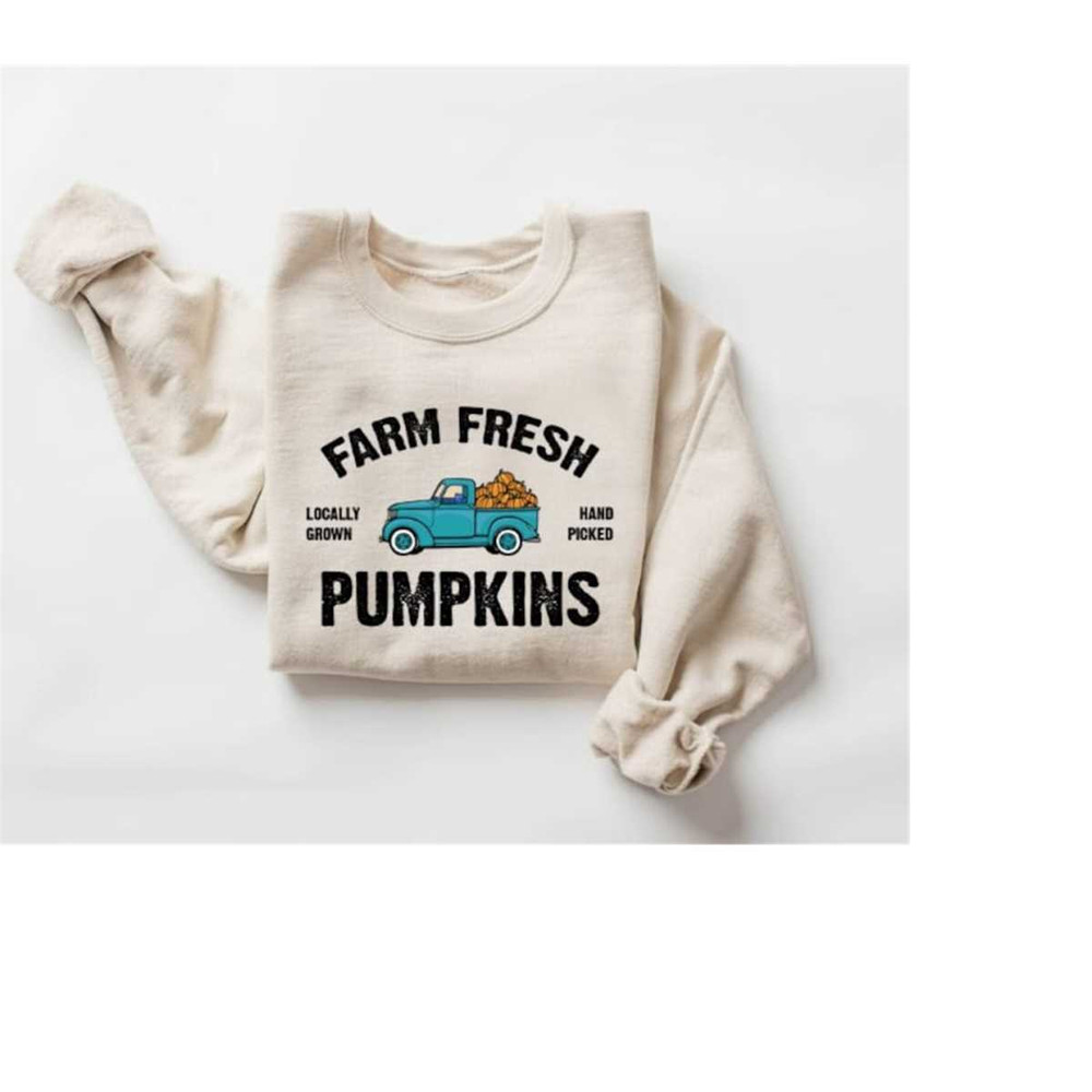 Farm Fresh Pumpkins Fall Women sweatshirt, Thanksgiving sweater, Fall Pumpkin, Fall Tee, Pumpkin Patch, Autumn Tee, Hall.jpg