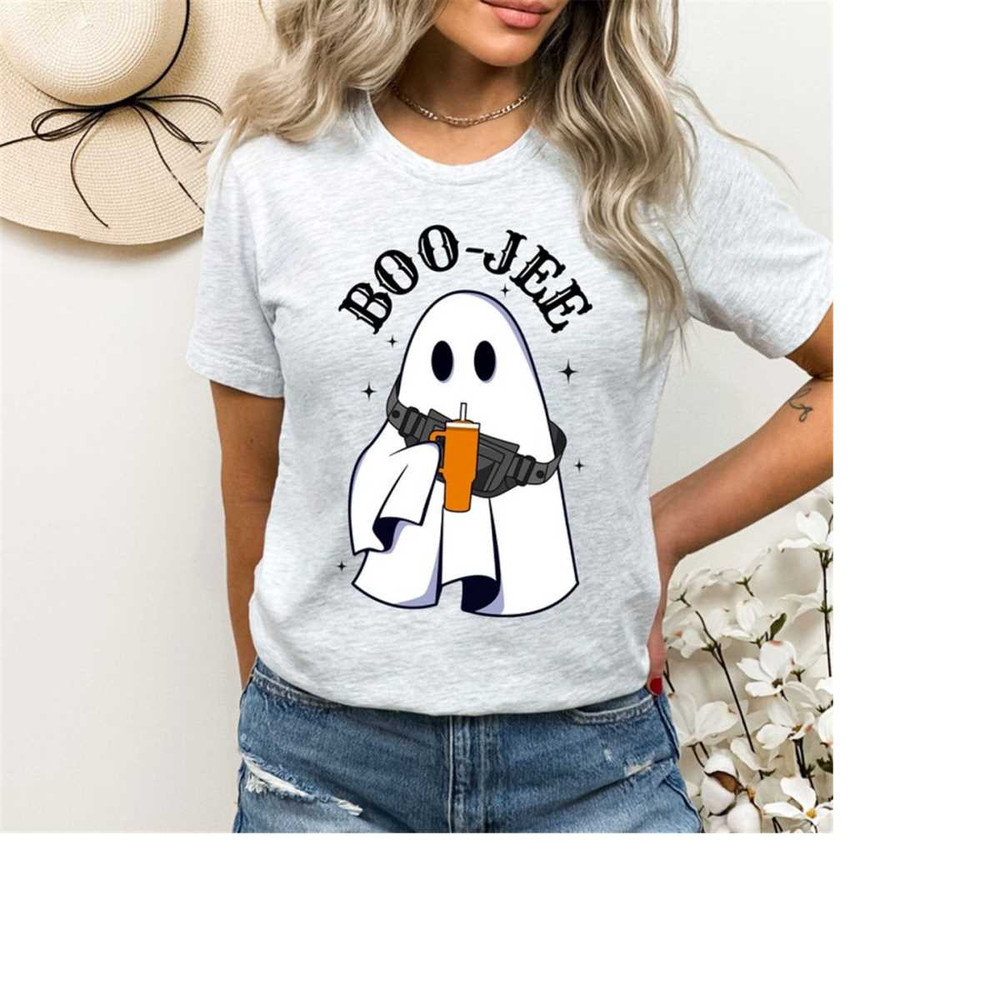Halloween Boo-Jee Ghost Tshirt, Fall Vintage Coffee Sweatshirt, Funny Halloween Party Gifts, Spooky Season Tee, Hallowee.jpg