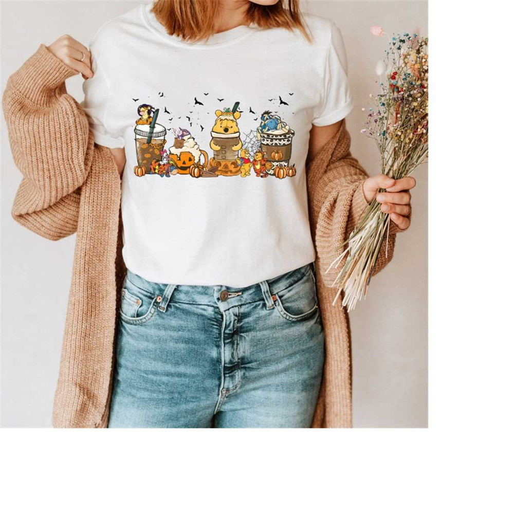 Halloween Fall Coffee Latte Tshirt, Fall Season Sweatshirt, Halloween Party Gift, Cute Halloween Pumpkin Sweatshirt, Hal.jpg