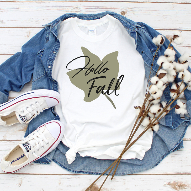 Hello Fall Shirt, Fall T-Shirt, Autumn shirt, Fall vibes, Happy Thanksgiving shirt for Women, Womens Fall Shirt, Womens Autumn Tee.jpg