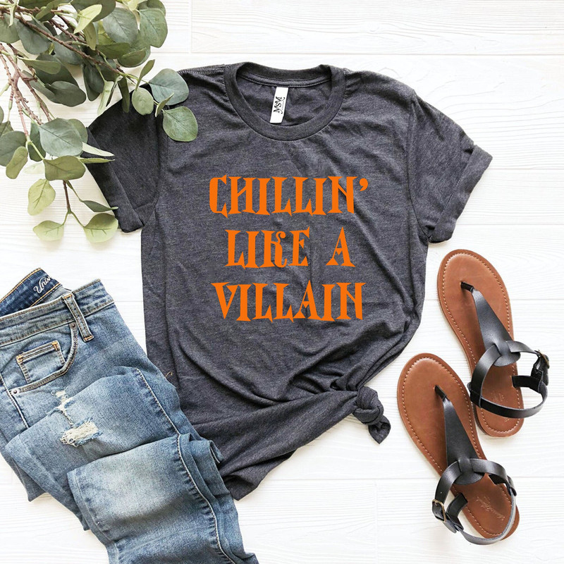 Villains Shirt, Chillin Like a Villain Shirt, Descendents Shirt, Villains Horror Movie Shirt, Halloween Shirt, Chillin Like A Villain Tee.jpg
