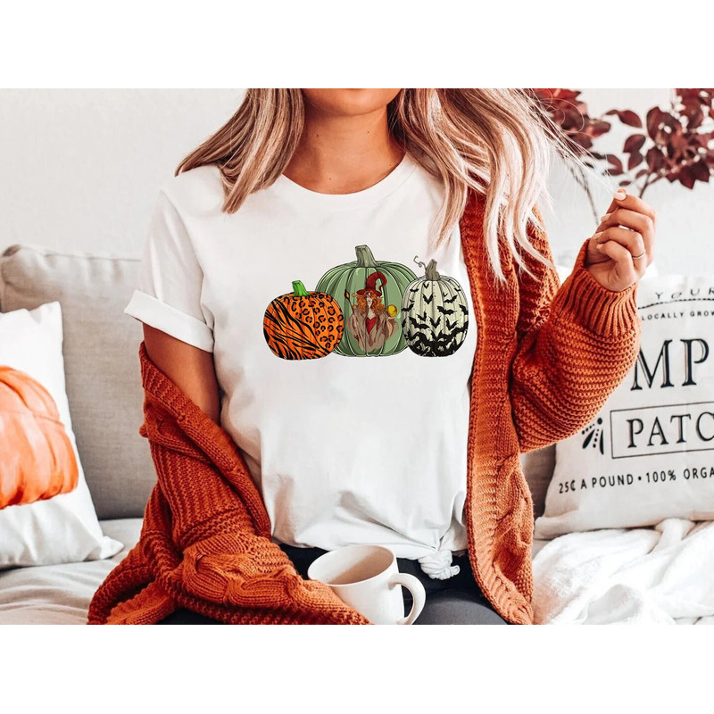 Witch And Pumpkin Shirt, Witchy Halloween Shirts, Trick Or Treat Shirt, Pumpkin Witch Shirt, Halloween Shirt, Falls Shirt, Autumn Shirt Tee.jpg