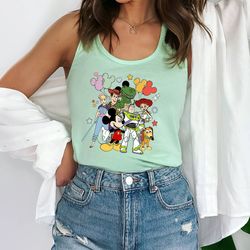 toy story tanktop, women's workout tank, gym tank top, womens muscle tee, magic kingdom shirt