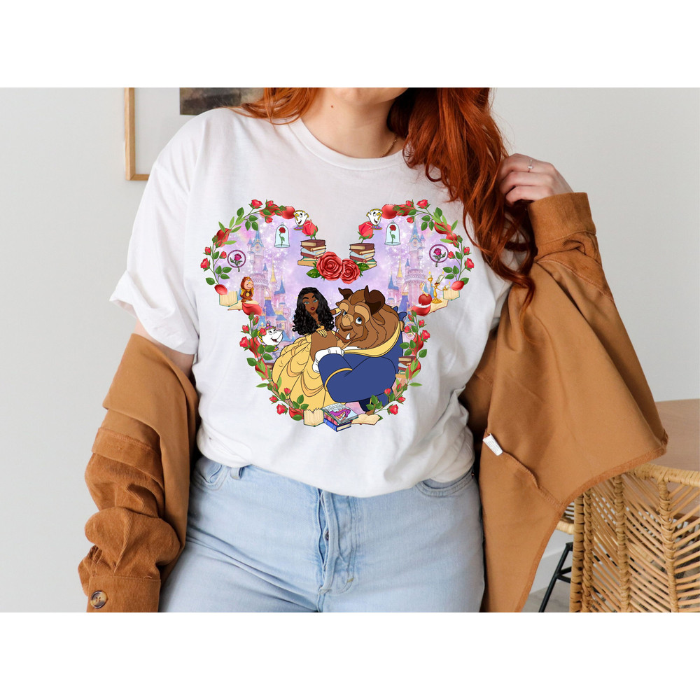 Disney Black Belle Shirt, Disney Afro Princess Shirt, Disney Belle Shirt, Princess Belle Shirt, Disney Black Princess Belle Shirt, Belle Tee.jpg