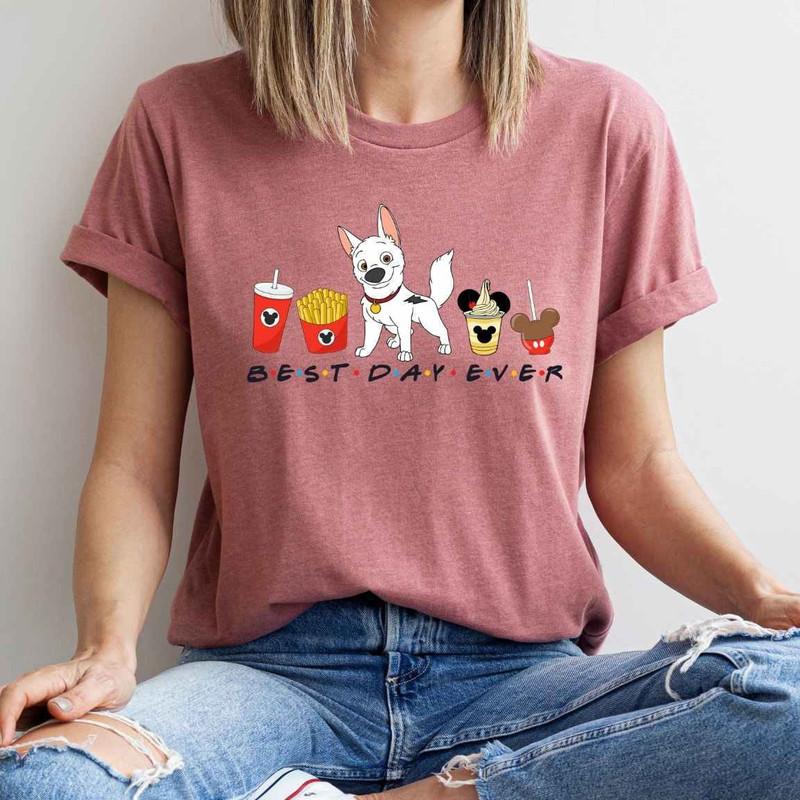 Disney Bolt Movie Best Day Ever Shirt, Disney Snacks Shirt, Disney Family Vacation Shirt, Best Day Ever Shirt, Disney Movie Characters Shirt.jpg