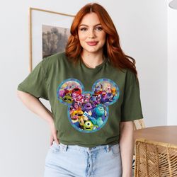 disney monsters inc mickey ears shirt, disney monsters mike wazowski boo shirt, disney monsters trip shirt, disney pixar