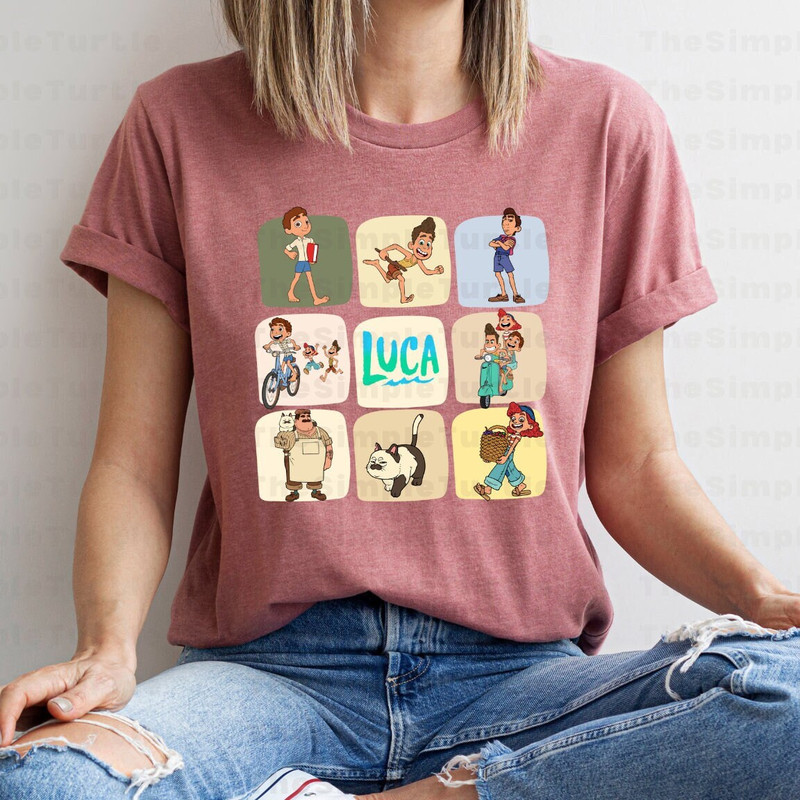 Disney Pixar Luca Movie Shirt,Disney Luca Massimo and Guilia Shirt,Luca & Friends Shirt, Disney Trip Shirt,Disney Gift Shirt,Disney Vacation.jpg