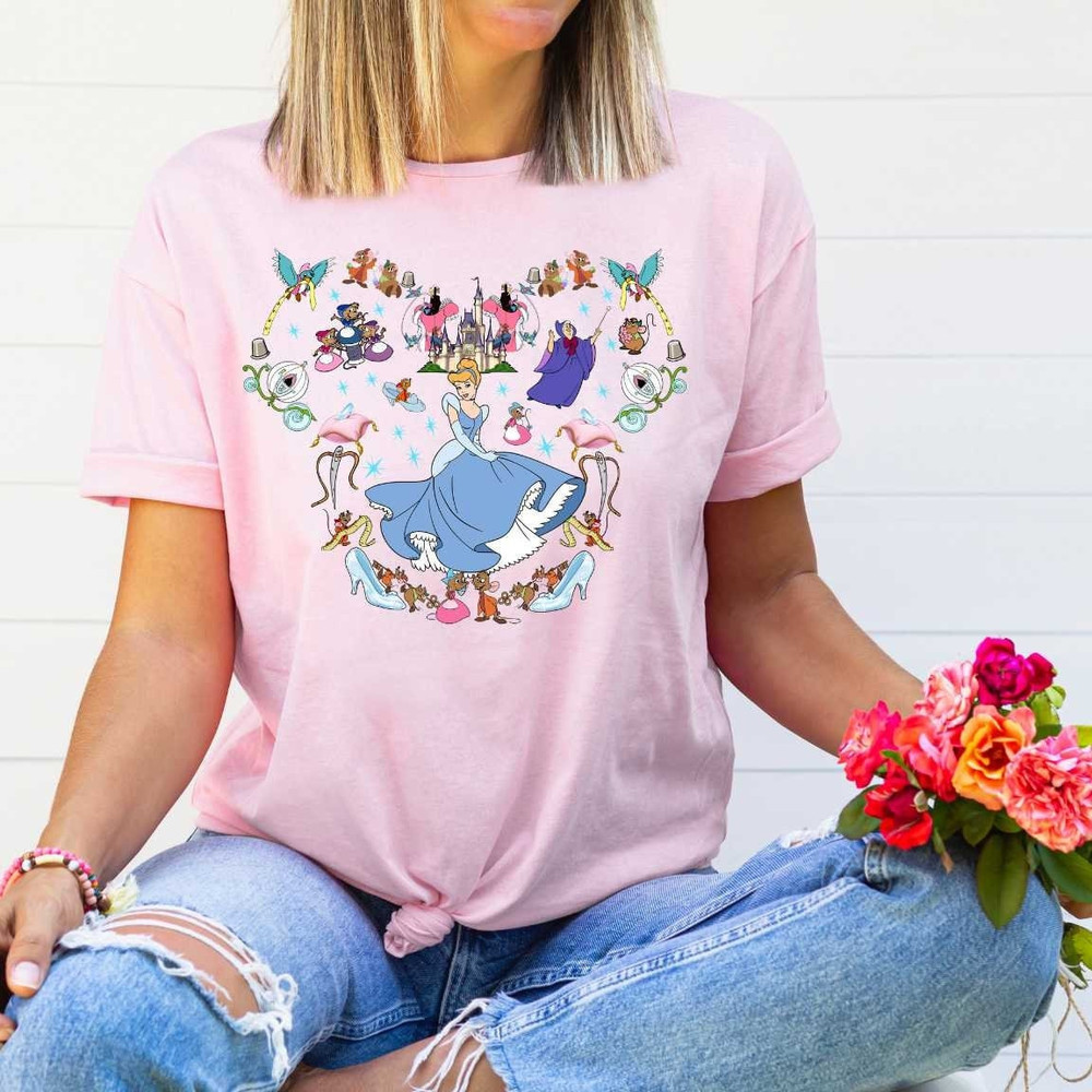 Disney Princess Cinderella Shirt, Disney Princess Shirt, Disney Mickey Ears, Disney Gift Shirt, Disney Girl Shirt, Disney Castle Tee.jpg