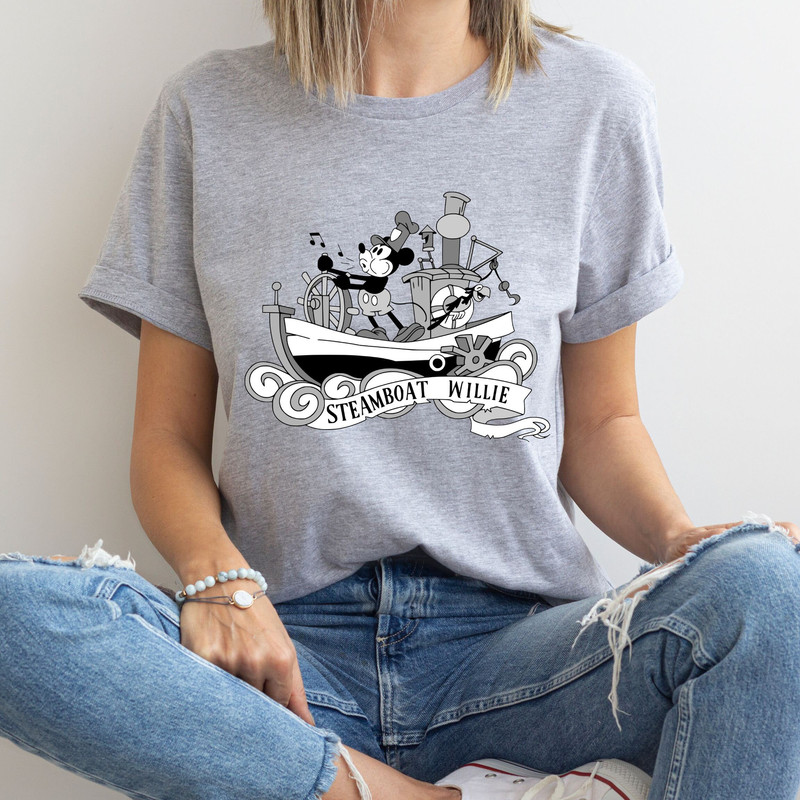 Disney Steamboat Willie Shirt, Walt Disney Steamboat Willie Shirt, Mickey and Minnie Mouse Shirt, Mickey and Minnie Mouse Steamboat Willie.jpg