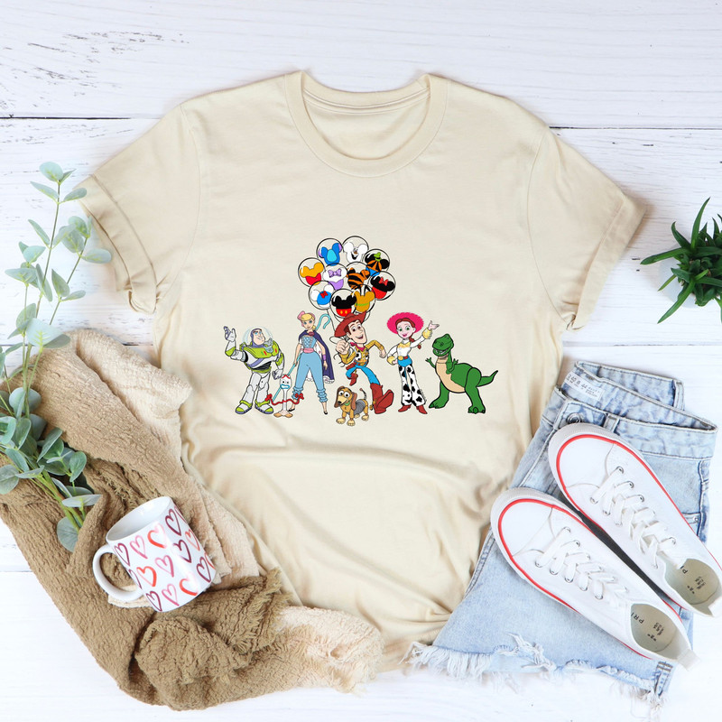 Disney Toy Story Balloons Shirt, Disney Trip Toy Story Characters Shirt, Disney Toy Story Trip Woody Buzz Lightyear Jessie Bo Peep Shirt.jpg