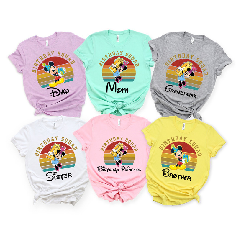 Family Disney Birthday Vacation, Birthday Matching Shirts, Disney Birthday Trip Shirt, Disney Birthday Squad, Kids Birthday Shirts.jpg