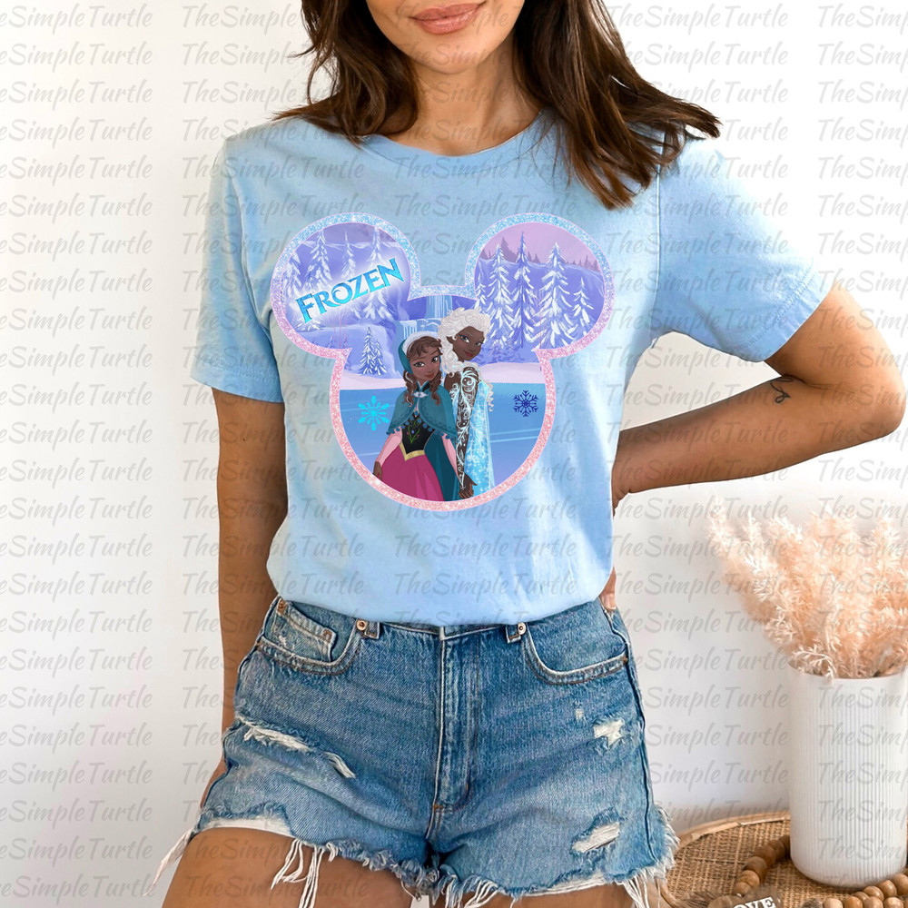Frozen's Black Princess Shirt, Black Elsa Magic Tee, Unique Black Princess Design, Disney Movie Shirt, Elsa Shirt.jpg