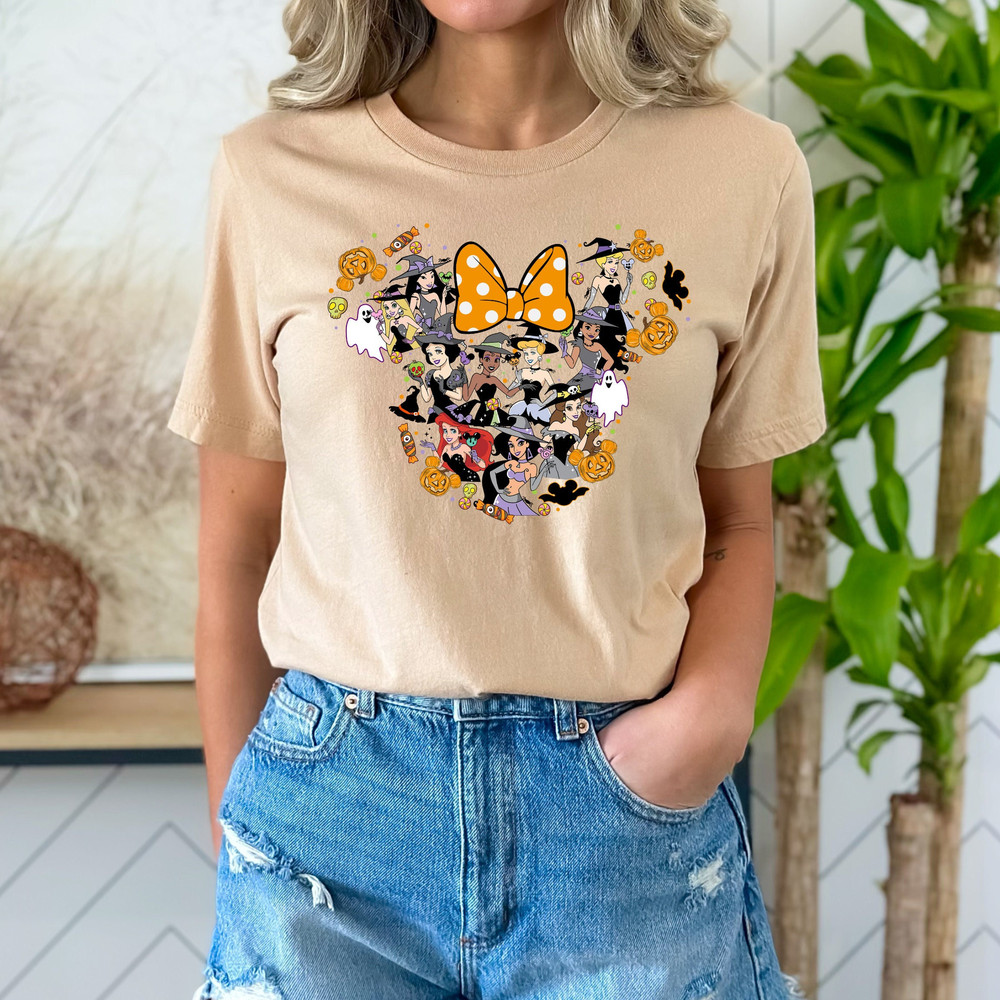 Halloween Princess Shirts, Disney Princess Shirt, Halloween Girl Shirt, Halloween Ariel Shirt, Disney Halloween Gift, Halloween Woman Shirt.jpg
