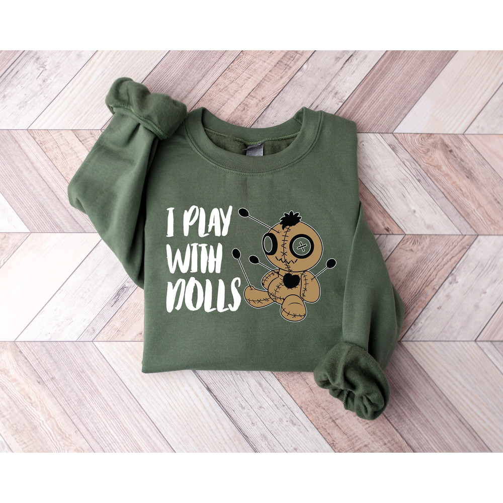 I Play With Dolls Shirt, Halloween Voodoo Shirt, Spooky Season Shirt, Funny Halloween Shirt, Halloween Vibes Shirt, Halloween Gift.jpg
