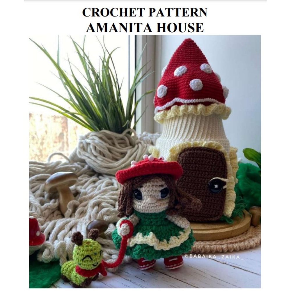 Amanita House, Amigurumi PDF Pattern toys patterns.jpg