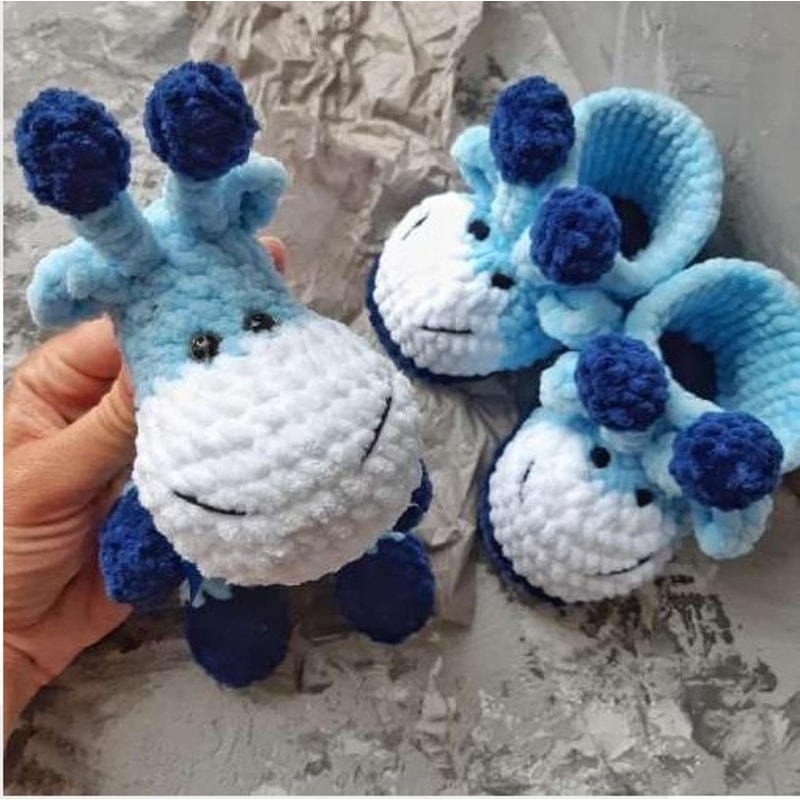 Baby Animal Boots, Amigurumi PDF Pattern toys patterns.jpg