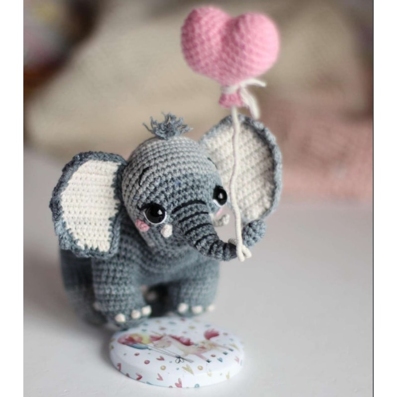 Baby Elephant, Amigurumi PDF Pattern toys patterns.jpg
