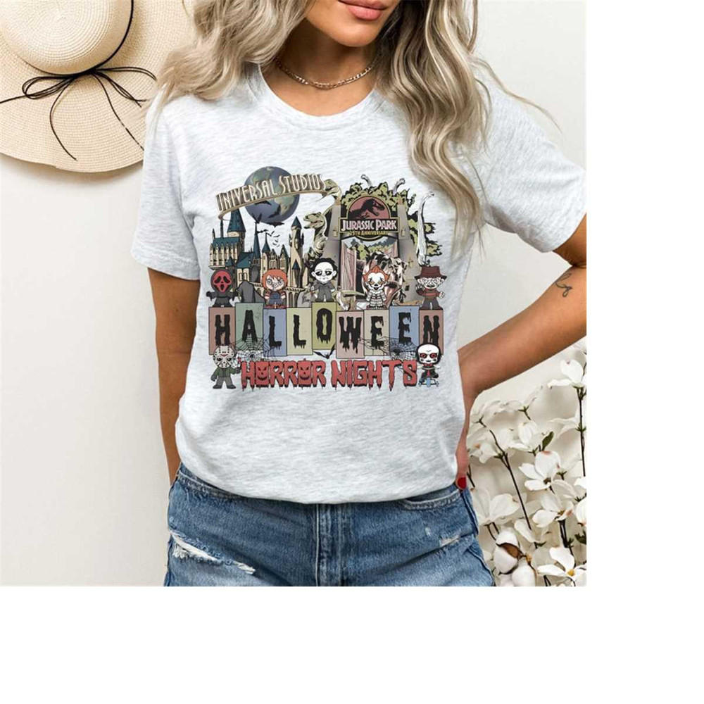 Halloween Horror Nights Tshirt, Horror Movie Characters Sweatshirt, Halloween Hoodie, Halloween Vibes Shirt, Halloween G.jpg