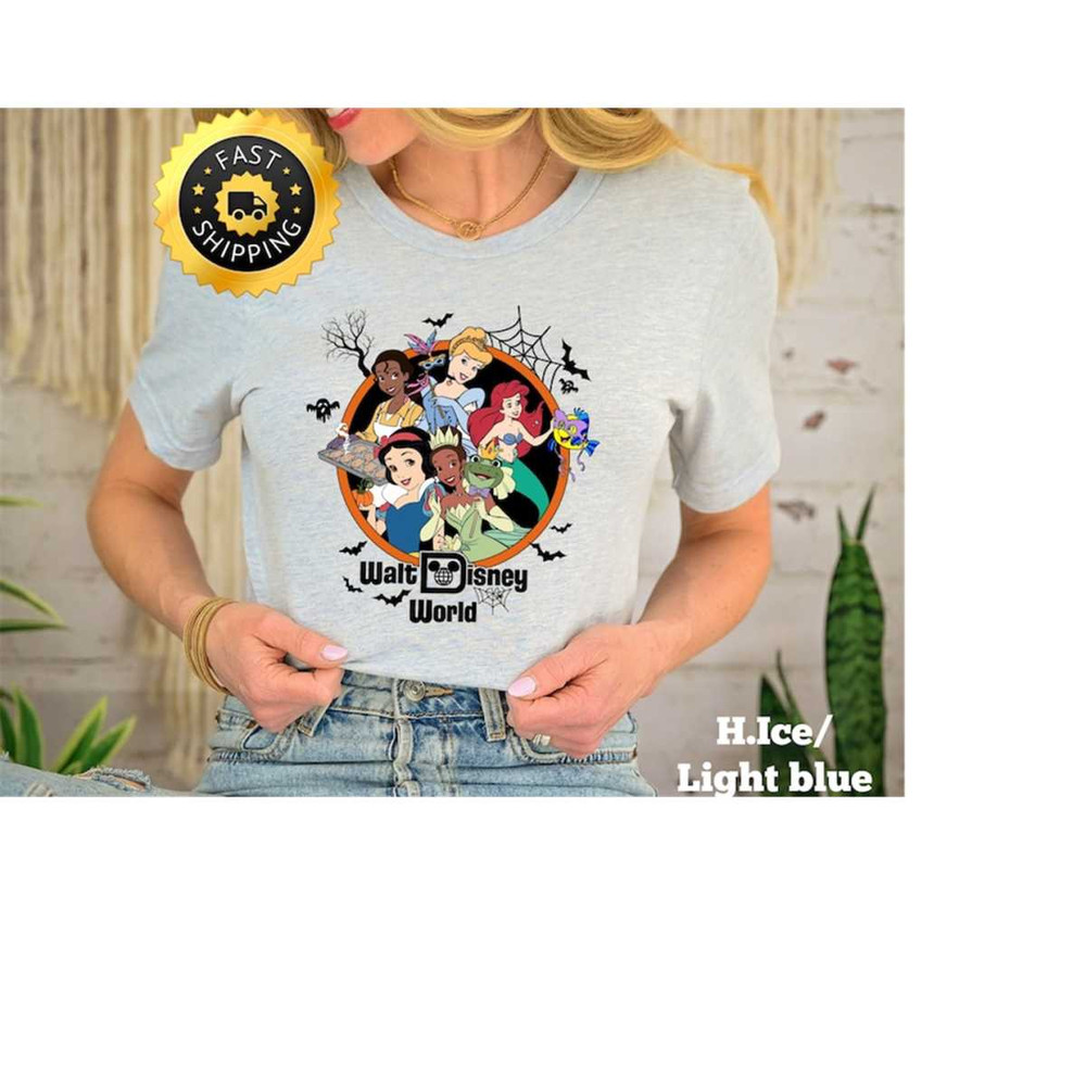 Halloween Princess Shirt ,Disney Halloween Princess Shirt, Disneyworld Princess Gift, Princess characters Shirt, Hallowe.jpg