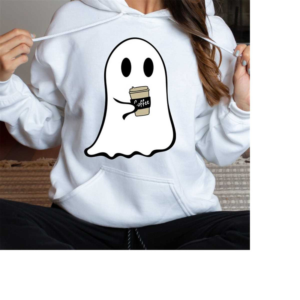Halloween Simple Boo-Jee Ghost Tshirt, Fall Vintage Coffee Sweatshirt, Halloween Vibes Tee, Funny Halloween Party Gifts,.jpg