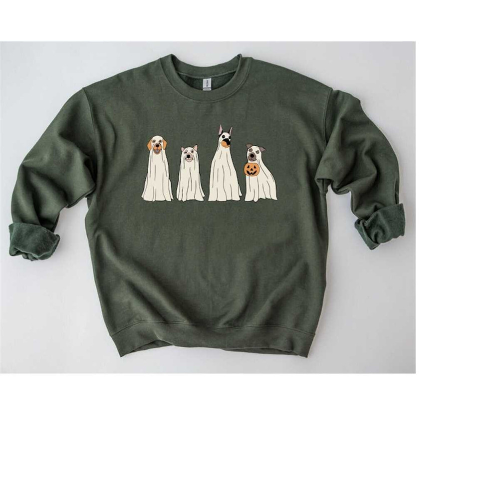Halloween Sweatshirt,Halloween Sweater,Ghost Sweatshirt,Halloween Dog Sweatshirt,Ghost Dog Shirt,2023 Happy Halloween,Re.jpg