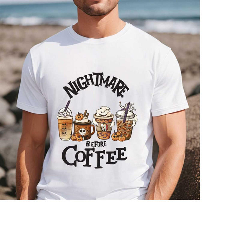 Halloween Vintage Coffee Latte Tshirt, Fall Vintage Coffee Halloween Sweatshirt, Funny Halloween Tee, Halloween Party Gi.jpg