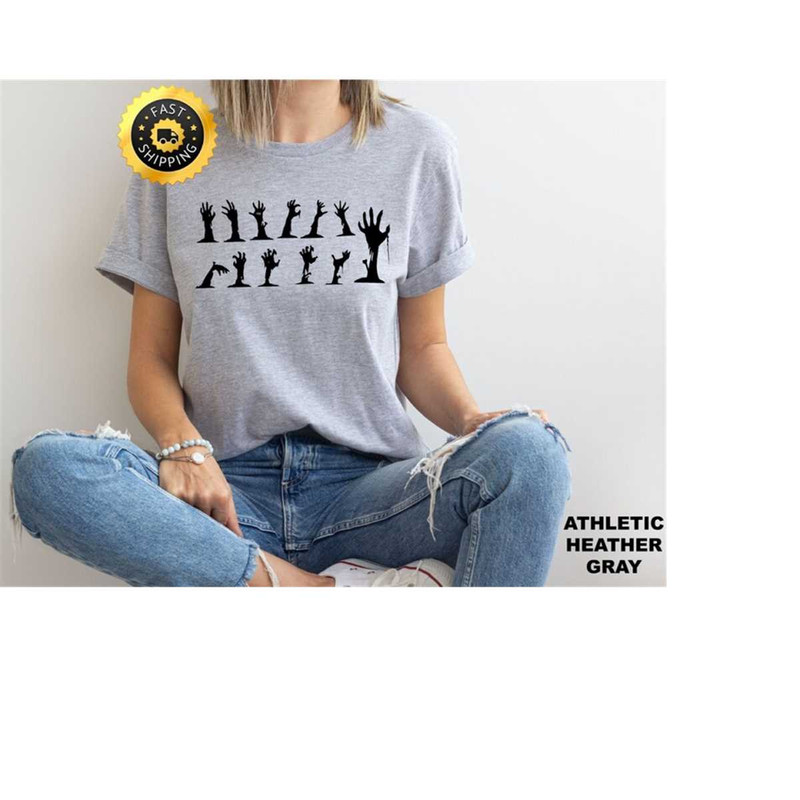 Halloween Zombie Hands Shirt, Zombie Fingers shirt, Halloween Zombie Gift, Zombie shirt, Funny Halloween Shirt, Hallowee.jpg