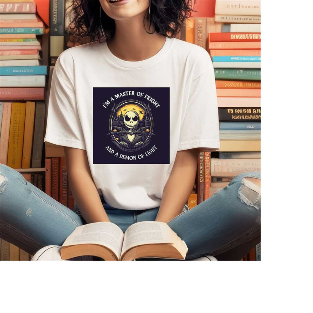 Hallowenn Master Of Fright Tshirt, Halloween Skeleton Vibes Sweatshirt, Nightmare Before Christmas Tee, Fall Womens Swea.jpg