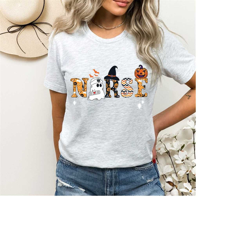 Horror Halloween Nurse Spooky Season Tshirt, Fall Vintage Spooky Sweatshirt, Halloween Pumpkin Tshirt, Halloween Party W.jpg