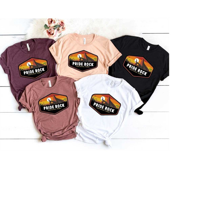 Lion King Disney T-Shirt, Pride Rock National Park Shirt, Disney Simba Shirt, Disney Lion King Shirt, Unisex, Animal Kin.jpg