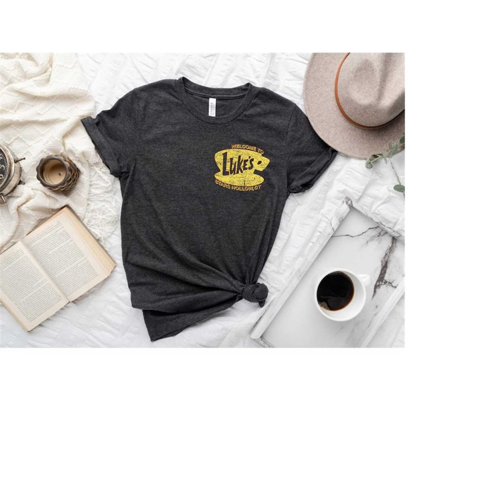 Luke's Diner Stars Hollow Shirt, Retro Text Luke's Diner Shirt,Vintage Style Stars Hollow Shirt Gift,Gilmore Girls Shirt.jpg
