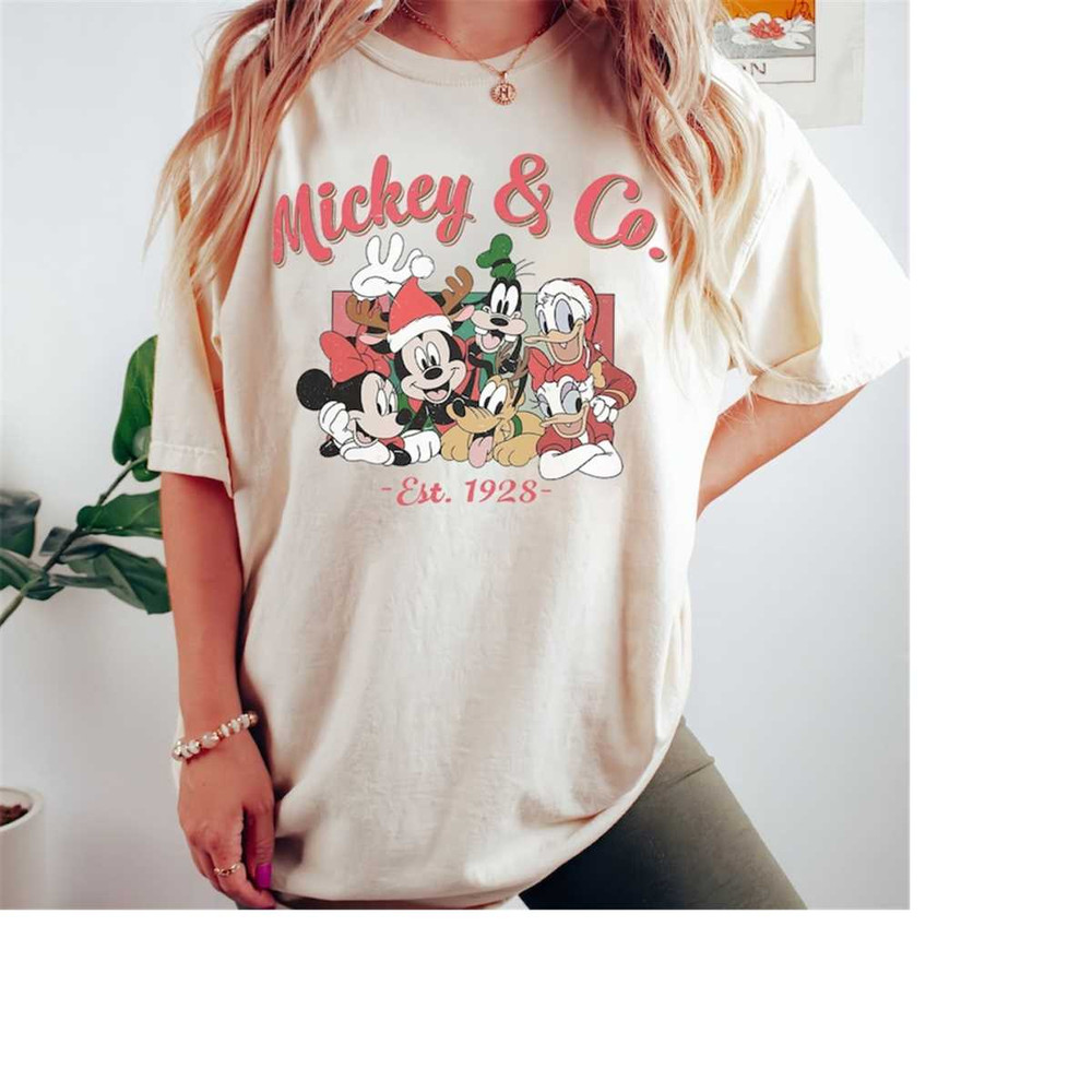 Mickey and Co Est 1928 Christmas Shirts, Mickey and Friends Christmas Shirt, Disneyland Christmas Shirt, Mickey's Very M.jpg
