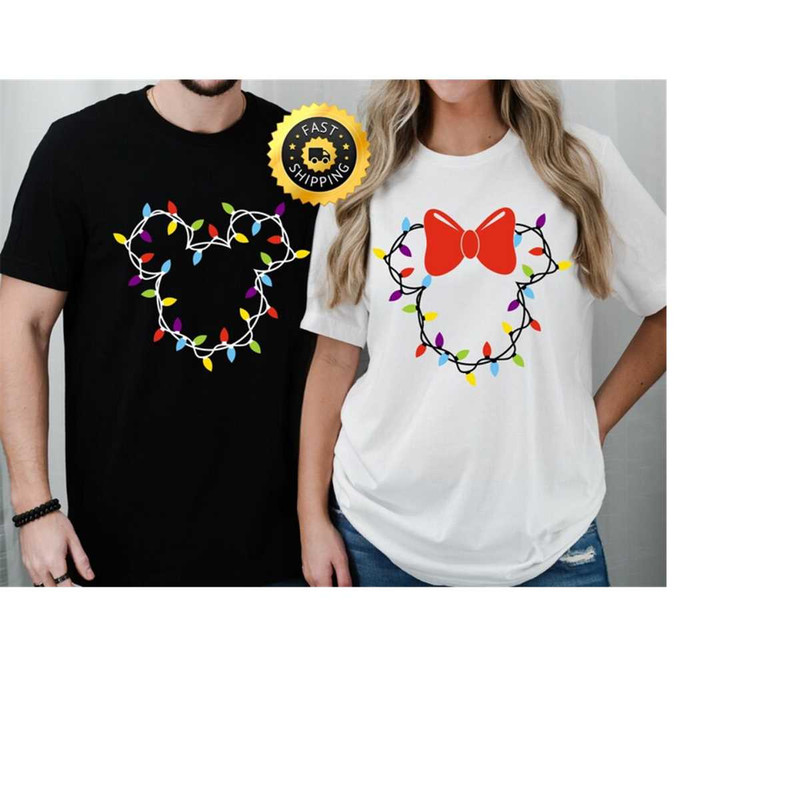 Mickey Minnie Christmas Shirt, Disney Xmas Lights Shirts, Disney Christmas Kids Tee, Christmas Squad Tee, Xmas Gift, Xma.jpg