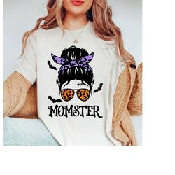 momster shirt, halloween funny tee, halloween shirt for mom, mom halloween monster shirt, womens fall shirt, womens hall
