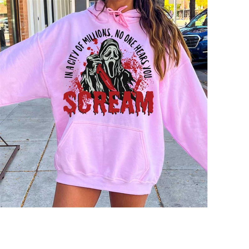 No One Hears You Scream Horror Character Tshirt, Vintage Halloween Sweatshirt, Horror Movie Characters Hoodie, Sanderson.jpg