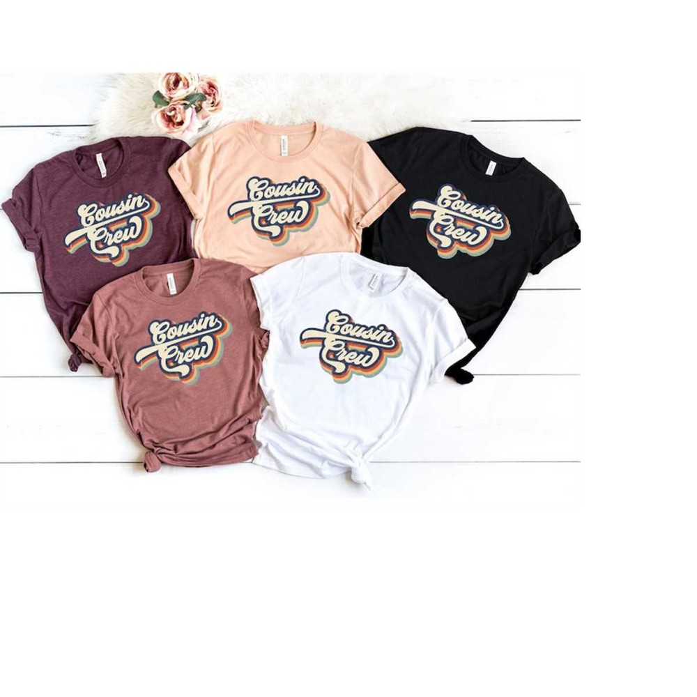 Retro Cousin Crew shirt, Matching Cousin Shirts, Vintage Cousin Squad, Family Cousin Gifts, Beach Cousin Vacation Shirt,.jpg