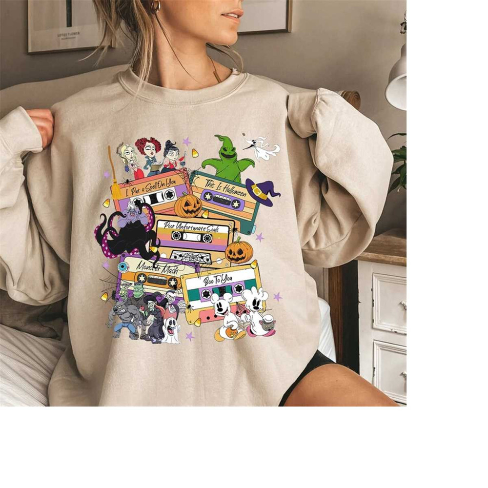 Retro Disney Halloween Sweatshirt, Disney Spooky Season Shirt, Hocus Pocus Shirts, Poor Unfortunate Souls, Boo To You Ha 1.jpg
