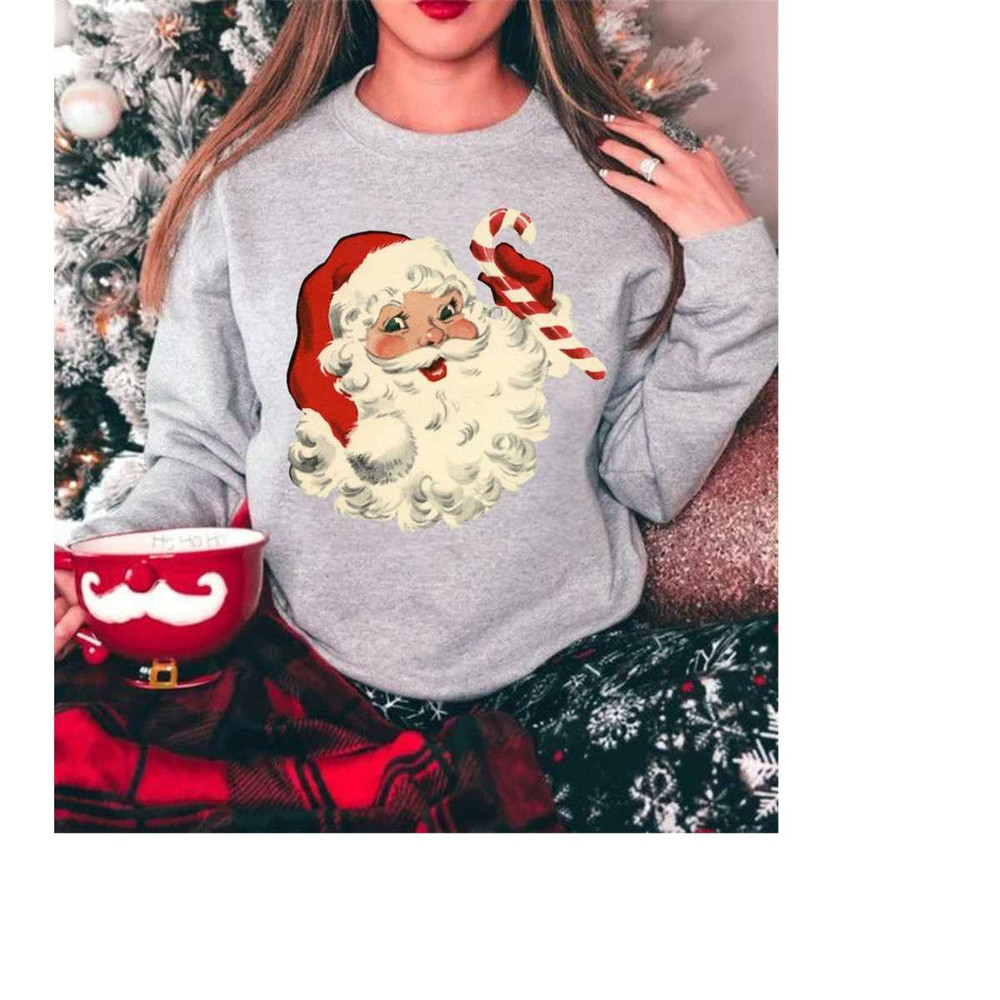 Santa Claus Sweater, Christmas Sweatshirt, Xmas Holiday Gifts, Christmas Family Vacation, Secret Santa Shirts, Winter Te 1.jpg